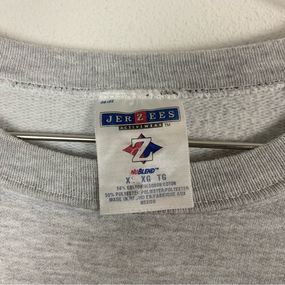 Men's Vintage Jerzees Nublend Huff & Puff Trucking Inc 420 Crewneck Sweater - Picture 4 of 5